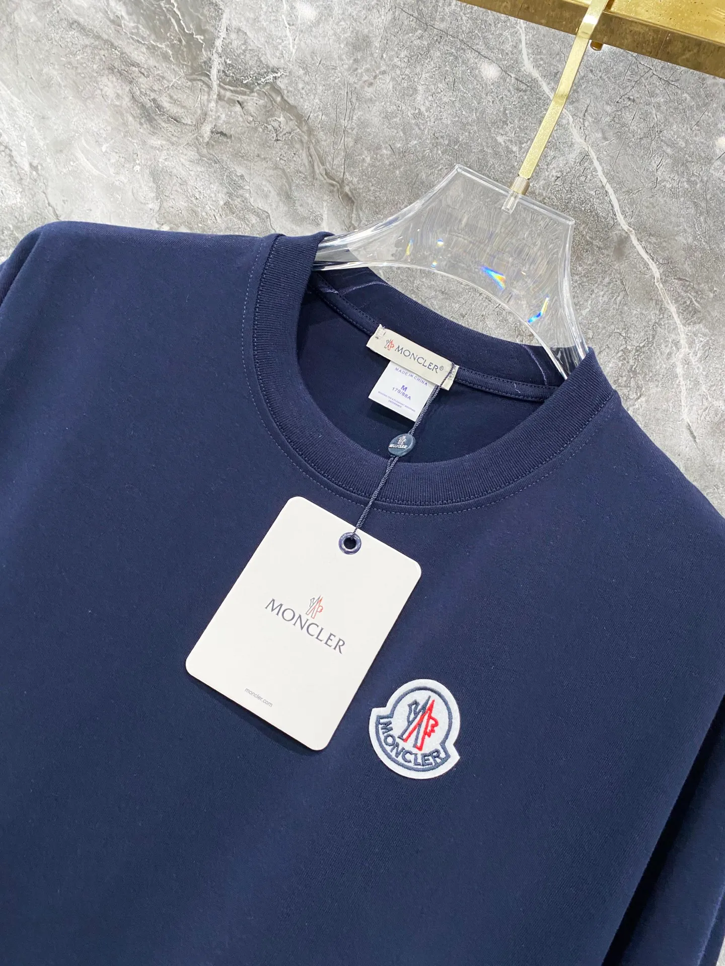 Moncler/ ，300 ，Classic logo ， Quality Original ， ， ， Premium 。 ！ :Black White，Royal Blue Sizes: S-XXL :300g